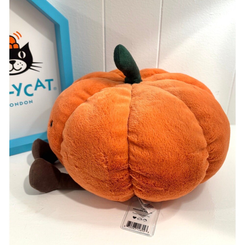 Jellycat Amuseable Pumpkin Halloween VHTF ❗️RETIRED BNWT - Picture 4 of 9